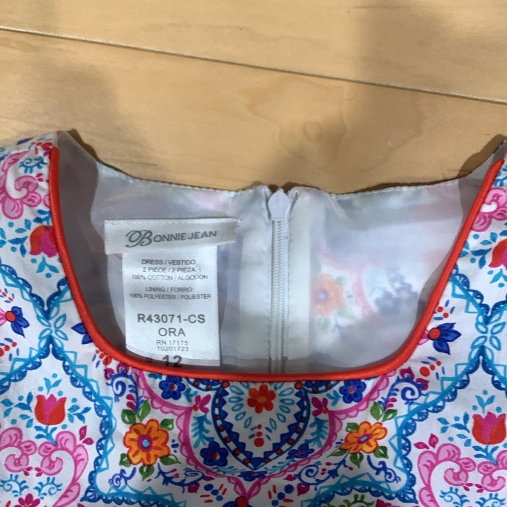 Bonnie Jean Dress  Girls Size12 - Picture 5 of 6